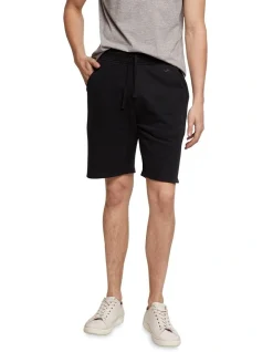 Oxford Isak Jersey Shorts In Black