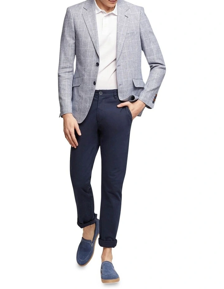 Oxford Derek Pique Tipping Polo In White - Image 5