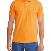 Oxford Mark Pique Polo In Orange