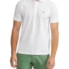 Oxford Mark Pique Polo In White