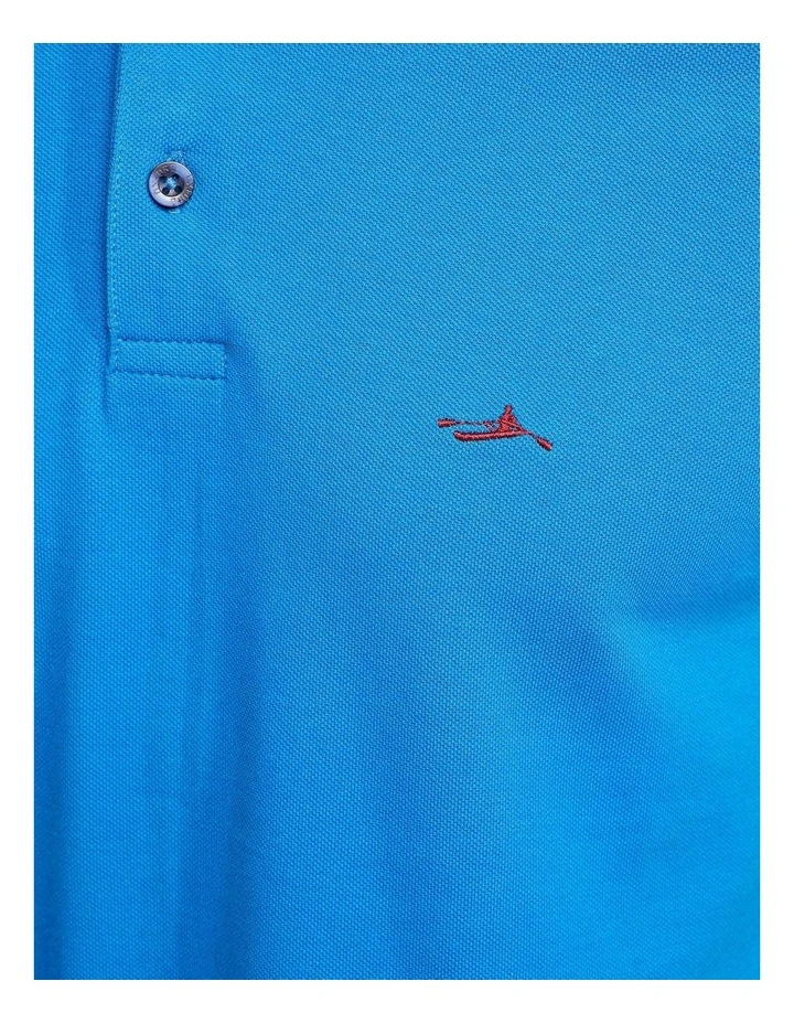 Oxford Jamie Pique Polo In Blue - Image 6
