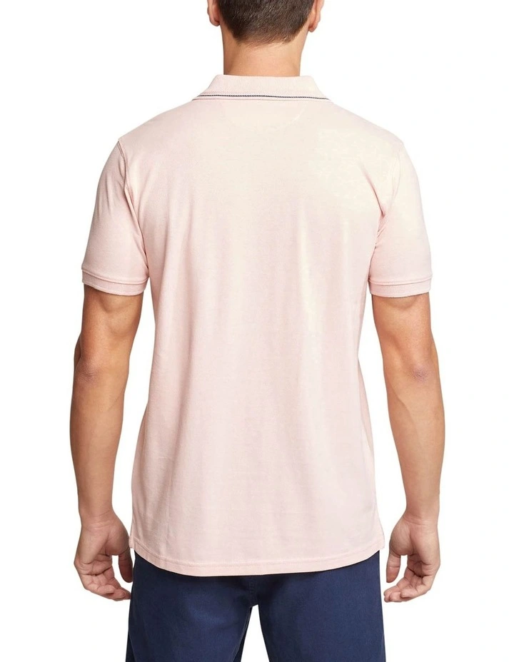 Oxford Jamie Pique Polo In Pink - Image 2
