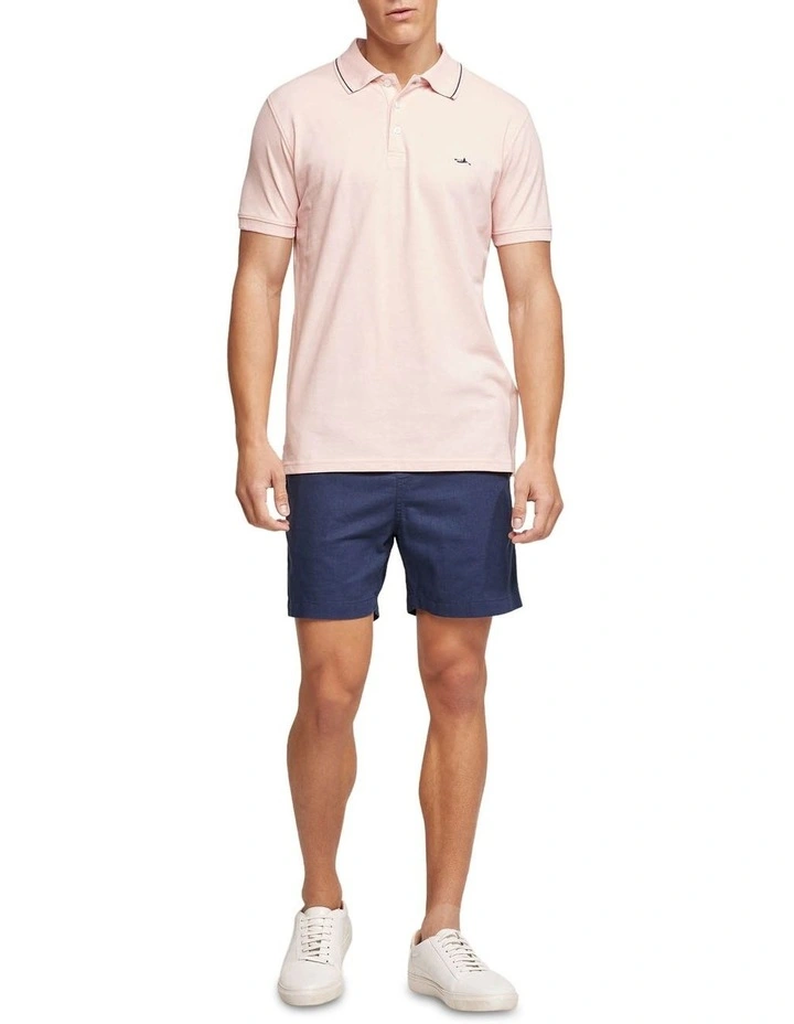 Oxford Jamie Pique Polo In Pink - Image 5