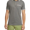 Oxford Nickson Tipping Jersey Polo In Grey