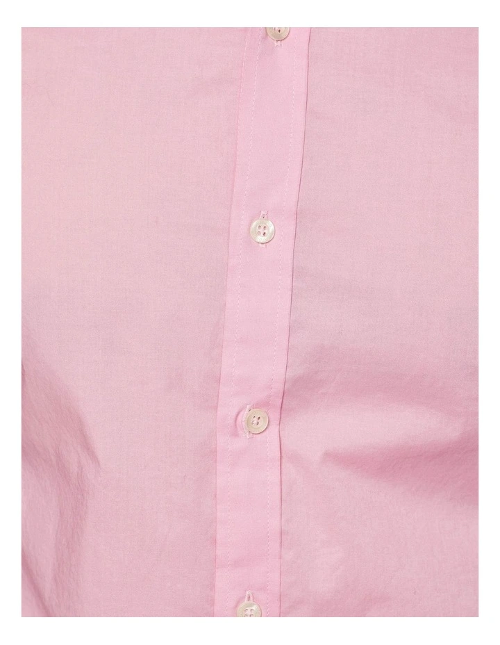 Oxford Uxbridge Button Down Poplin Shirt In Pink - Image 6