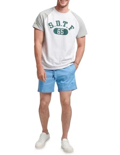 Superdry Vintage Stripe Short In Blissful Blue -Nena & Pasadena Sales 948810790 6 720x928