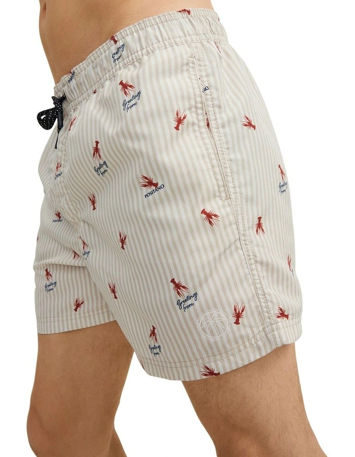 Jack & Jones Crete Swim Shorts In Peyote 4 Jack & Jones Crete Swim Shorts In Peyote - Image 4
