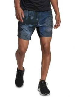 ADIDAS D4T HIIT Allover Print Training Shorts In Black Multi