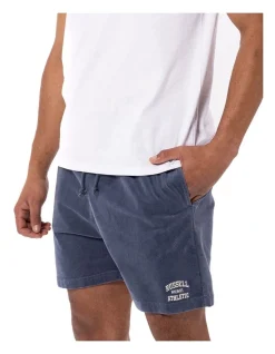 Russell Athletic Baby Cord Short In Blue