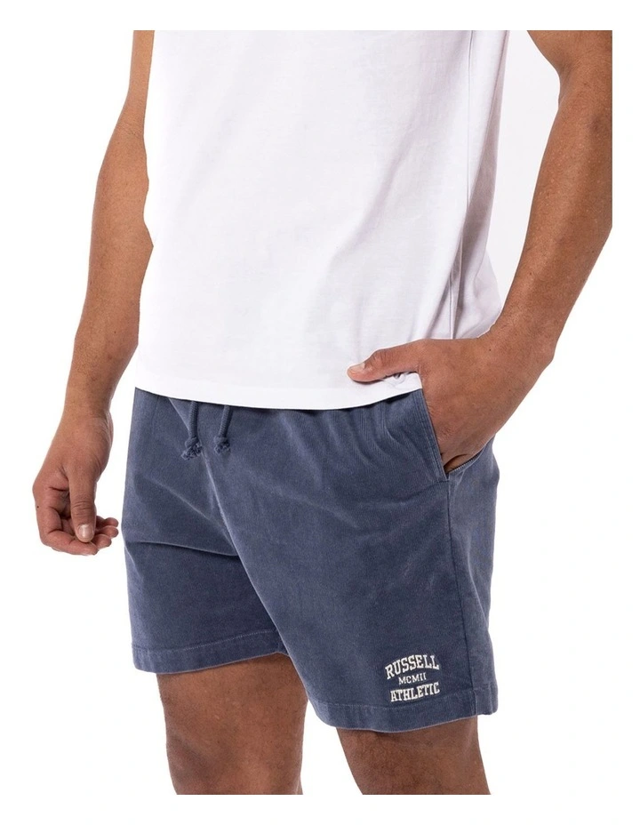 Russell Athletic Baby Cord Short In Blue
