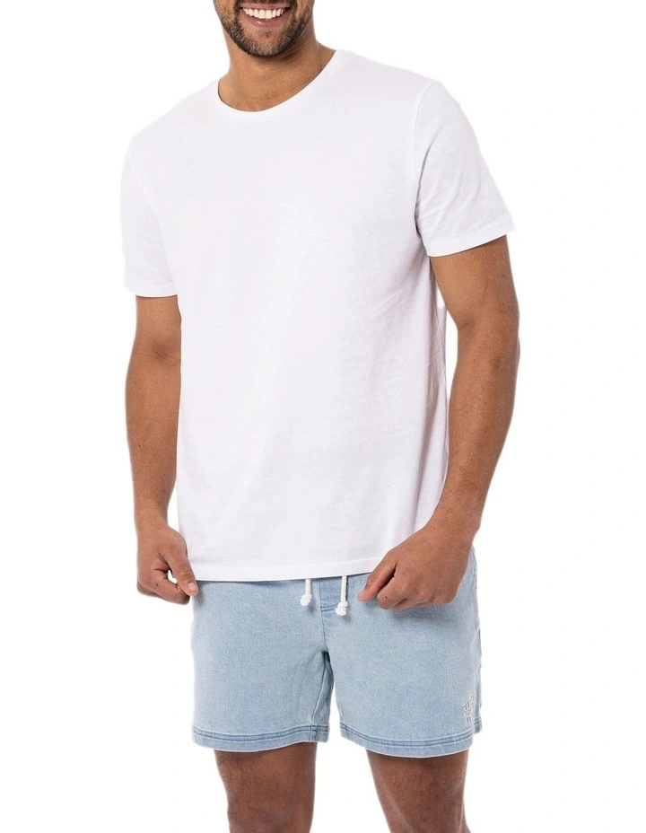 Russell Athletic Calabasa Denim Short In Blue - Image 4