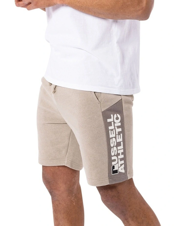 Russell Athletic Flyer Short In Light Khaki - Image 2