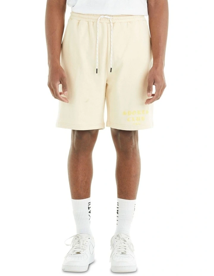 NYATH Court Sports Club Track Short In Beige