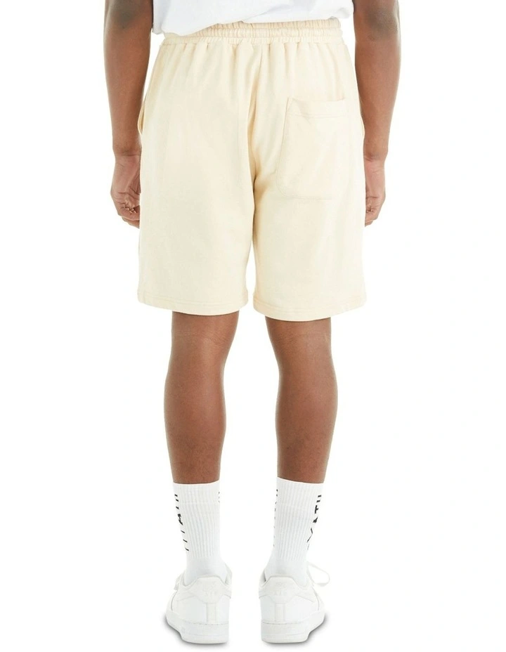 NYATH Court Sports Club Track Short In Beige - Image 4