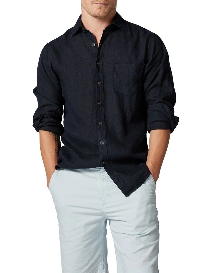 Rodd & Gunn Coromandel Sports Fit Shirt In Midnight