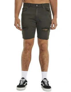 KSCY KS2 Denim Short In Charcoal