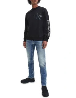 Calvin Klein Jeans Slim Jeans In Visual Blue