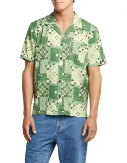Lee Holiday Shirt In Green Bandana