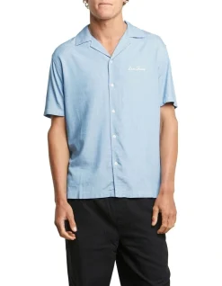 Lee Chain Stitch Shirt In Blue