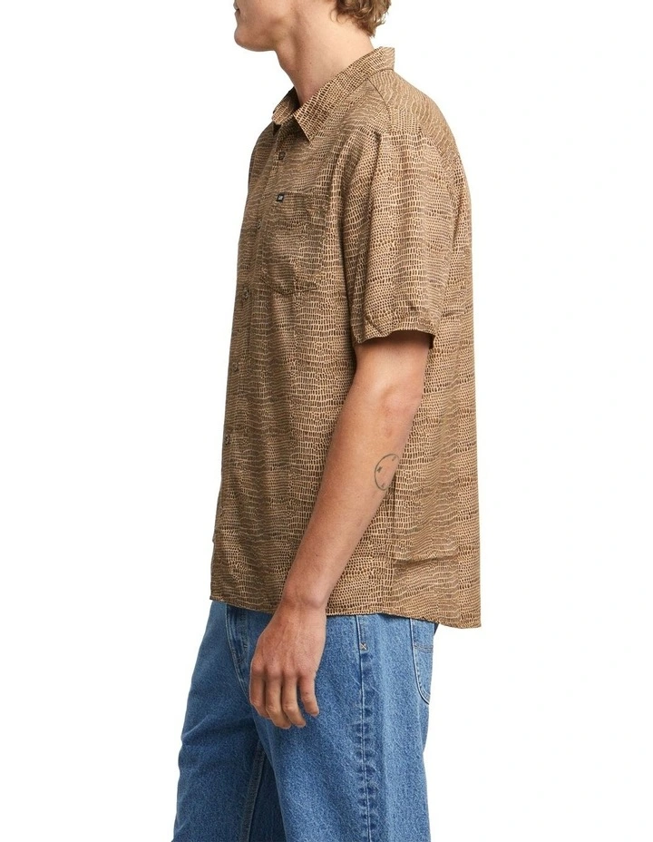 Lee Reptile Shirt In Brown - Image 3
