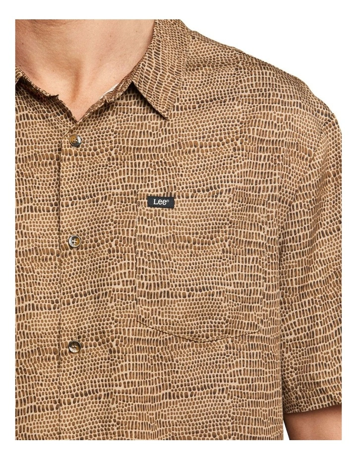 Lee Reptile Shirt In Brown - Image 4
