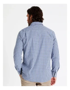 Reserve Turner Long Sleeve Check Shirt In Blue 11 Reserve Turner Long Sleeve Check Shirt In Blue -Nena & Pasadena Sales 956983060 5 720x928