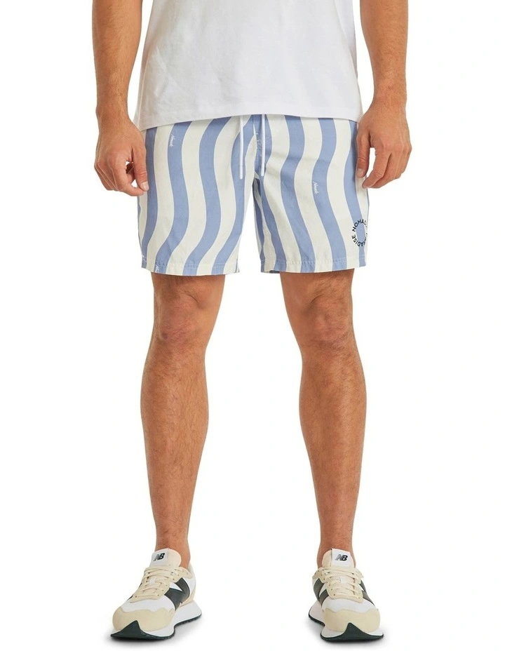Nomadic Paradise Sleepless Beach Shorts In Blue