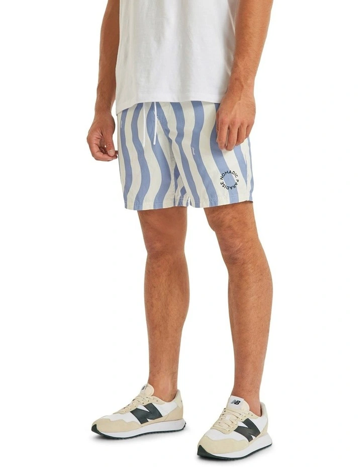 Nomadic Paradise Sleepless Beach Shorts In Blue - Image 2