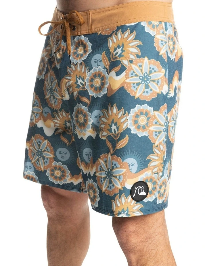 Quiksilver Hempstretch 69 18" Boardshort Brown/Muti 2 Quiksilver Hempstretch 69 18" Boardshort Brown/Muti - Image 2