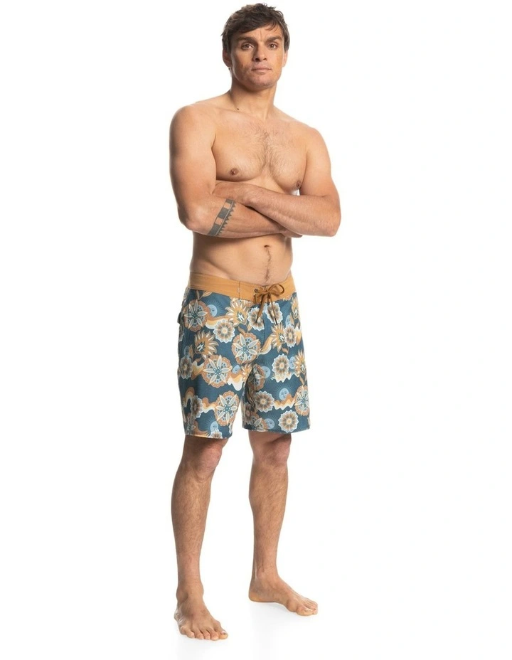 Quiksilver Hempstretch 69 18" Boardshort Brown/Muti 4 Quiksilver Hempstretch 69 18" Boardshort Brown/Muti - Image 4