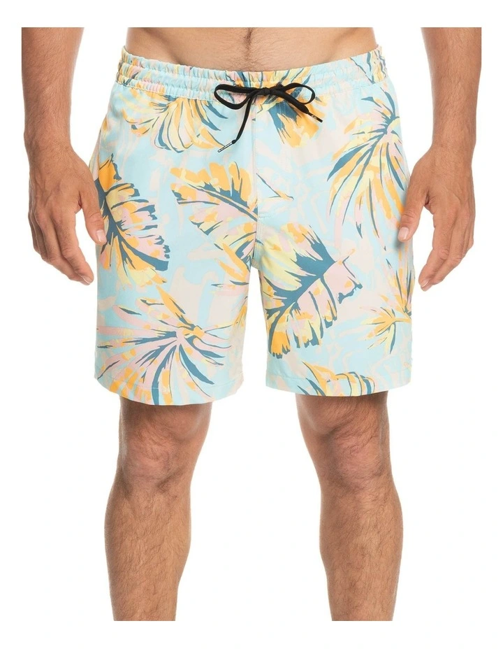 Quiksilver Volley 17" Boardshort In Angel Blue 1 Quiksilver Volley 17" Boardshort In Angel Blue