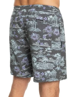 Quiksilver Volley 17" Boardshort In Grey -Nena & Pasadena Sales 959054950 3 720x928