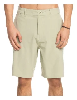 Quiksilver Union Heather 20" Amphibian Shorts In Desert Sage