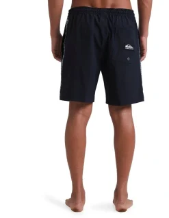 Stab X Quiksilver Volley 17" Shorts In Black -Nena & Pasadena Sales 959117500 3 720x928