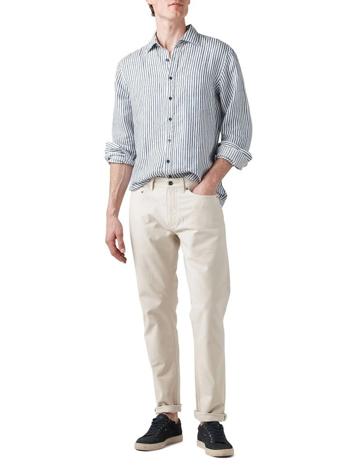 Rodd & Gunn Motion 2 Straight Jean Long Leg In Stone - Image 2