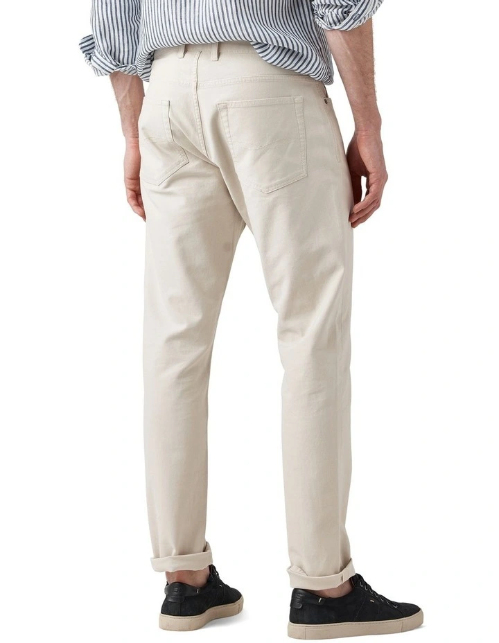 Rodd & Gunn Motion 2 Straight Jean Long Leg In Stone - Image 3