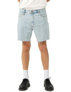 Thrills Mandude Denim Short In Blue
