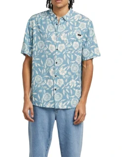 Wrangler Garageland Shirt Surf In Blue