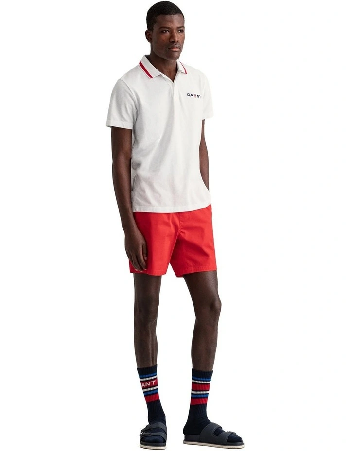 Gant Retro Shield Polo In White - Image 4