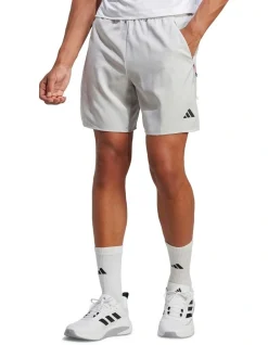 ADIDAS Train Icons 3-Stripes Training Shorts In Grey
