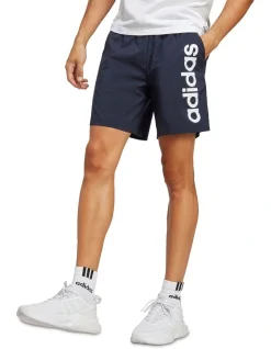 ADIDAS Aeroready Essentials Chelsea Linear Logo Shorts In Blue