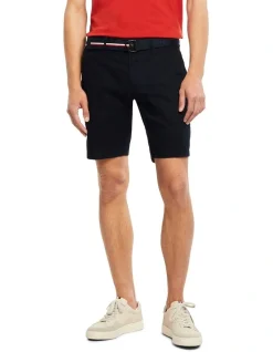 Tommy Hilfiger Brooklyn Twill Shorts In Desert Sky