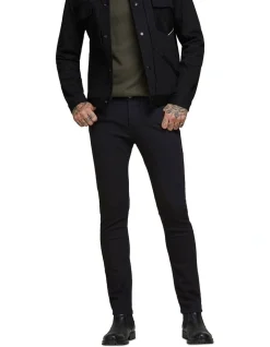 Jack & Jones Glenn Original Slim Fit Jeans In Black Denim