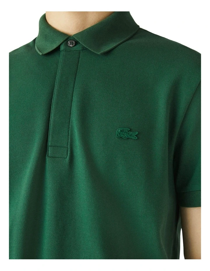 Lacoste Paris Stretch Polo In Green - Image 5