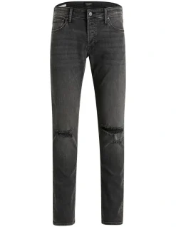 Jack & Jones Glenn Original Denim Jeans In Black