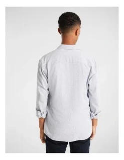 Alternative view of Yd. Lucas Textured Brushed Shirt In Grey