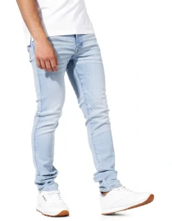 American Eagle Airflex Slim Jean In Blue
