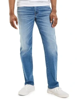 American Eagle AirFlex Original Straight Jean In Blue