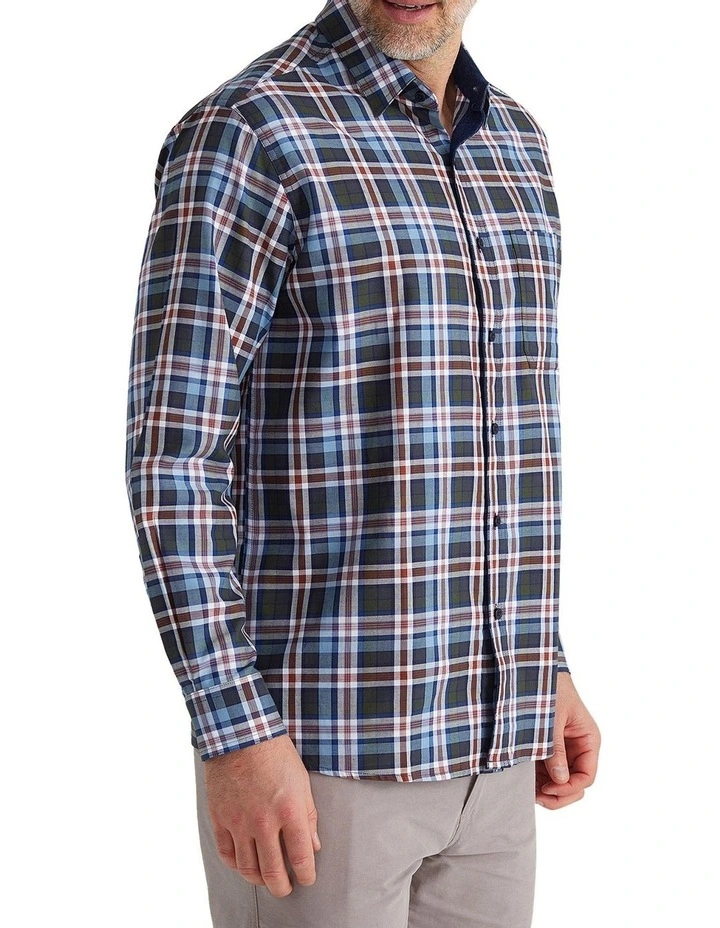 Breakaway Kendrow Oxford Long Sleeve Shirt In Sea Kelp - Image 2