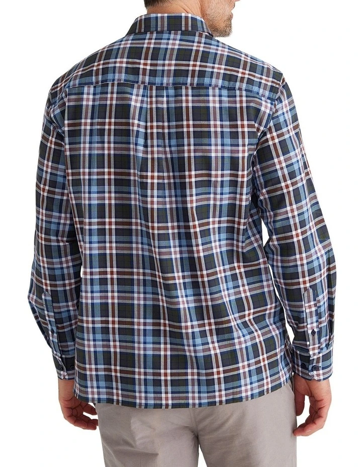 Breakaway Kendrow Oxford Long Sleeve Shirt In Sea Kelp - Image 3